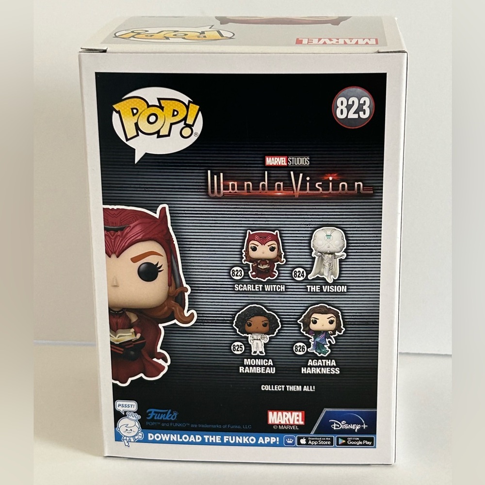 Funko Scarlet Witch #823 Red Glitter Marvel Collector Corps Exclusive - Picture 13 of 15